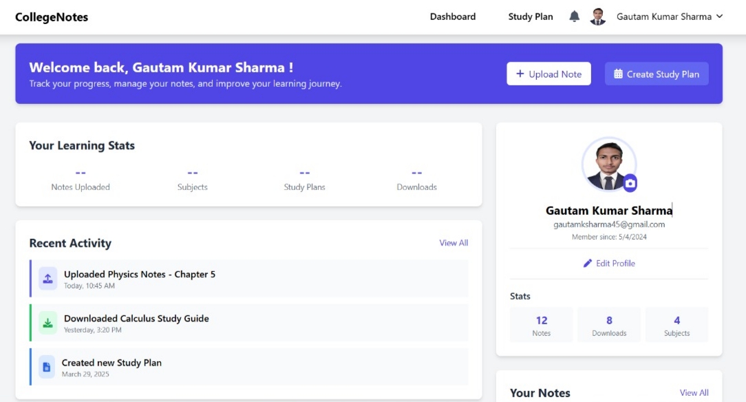 Dashboard Preview
